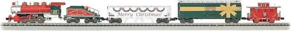 Bachmann N Scale Merry Christmas Express Holiday Themed Freight Train Set