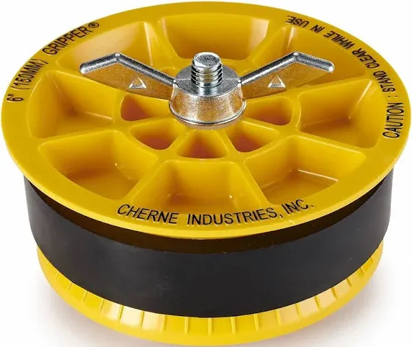 Cherne Pipe Plug,Wing Nut,3.75&#034;H,6&#034;P<wbr/>ipe 270261 Cherne 270261 675115270268 ABS