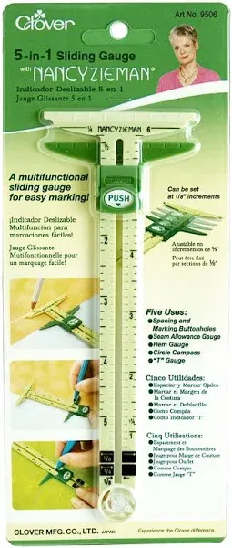 Clover Nancy Zieman 5-In-1 Sliding Gauge