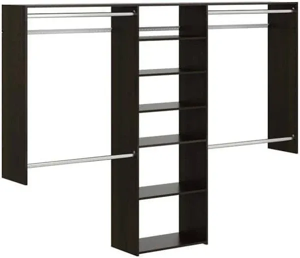 The Stow Deluxe Plus Shelving Closet Kit