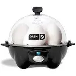 Rapid Egg Cooker 6 Egg Capacity Electric Egg Cooker for Hard Boiled Eggs Black