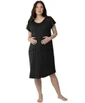 Kindred Bravely Universal Labor & Delivery Gown | Black - S/M/L