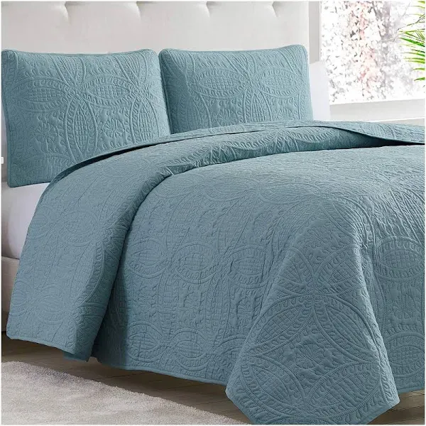 Mellanni Bedspread Coverlet Set Bedding Cover With Shams