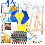 69 Pack Kids Paint Set, Shuttle Art Set for with 30 Colors Acrylic... 