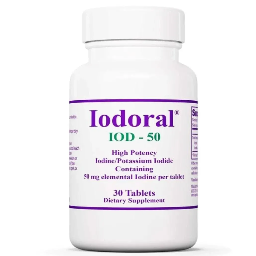 Iodoral 50 MG Iodine - Optimox