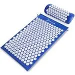 ProsourceFit Acupressure Mat and Pillow Set for Back/Neck Pain and Muscle Rel...