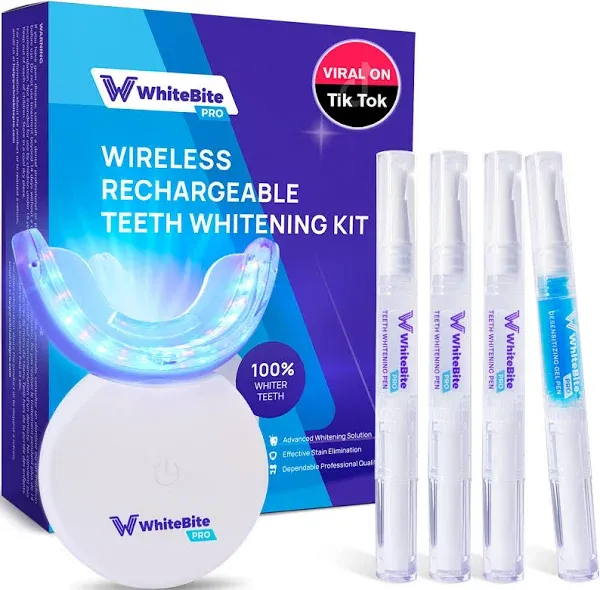 Whitebite Pro Advanced Dual LED Light Teeth Whitening Kit