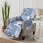 Patchwork Reversible Recliner Pet Furniture Protector Slipcover Winston Porter Fabric