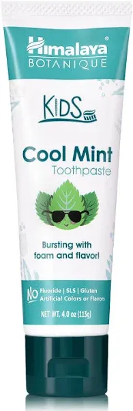 Himalaya Kids Toothpaste Cool Mint 4 oz