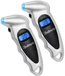 AstroAI 2 Pack Digital Tire Pressure Gauge 150 psi 4 Settings for Car