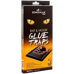 Kingman Training 2 Traps / PK Large Mouse Trap Rat Trap Glue Trap/Board Rodent Trap Safe Easy Non-Toxic