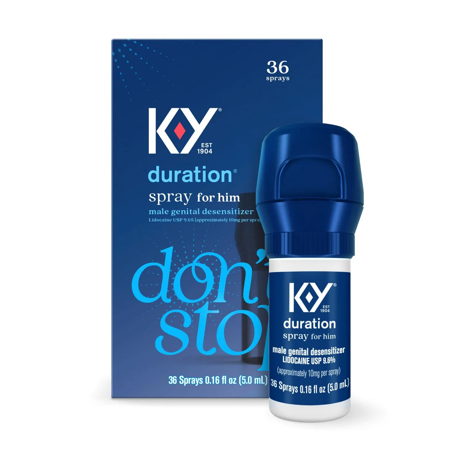 K-Y Duration Male Genital Desensitizer Spray, 36 Sprays - 0.16 oz | CVS