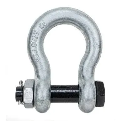 3/16" 1/3 ton Screw Pin Carbon Anchor Shackle Import