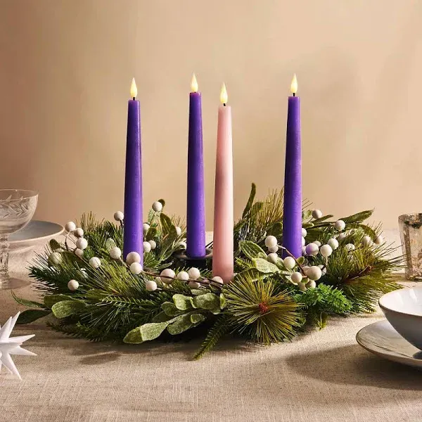 LampLust Advent Wreath Candle Holder