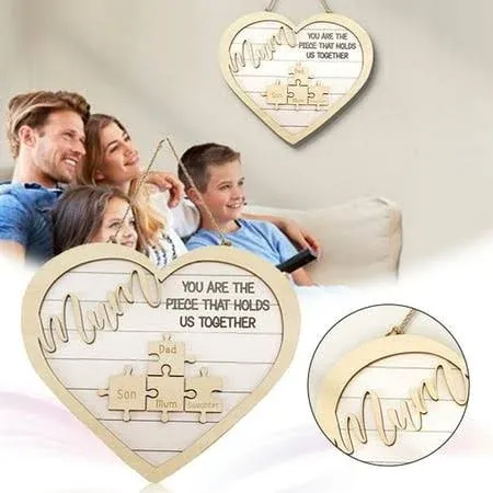 Custom Mom You Are The Piece That Holds Us Together Puzzle Piece Sign