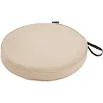 Classic Accessories Montlake FadeSafe Patio Dining Seat Cushion - 15 in. Antique Beige