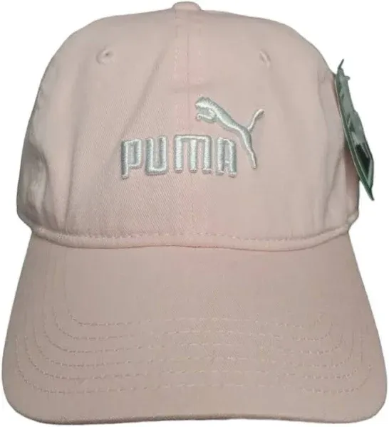 NWT Puma Men&#039;s Adjustable Baseball Cap Black With white Puma - 