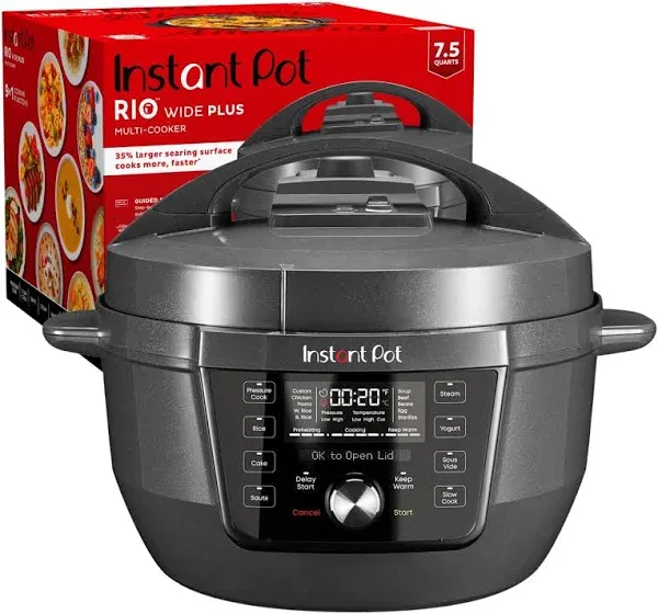 Instant Pot Rio Wide Plus 7.5-Qt. Multi-Cooker