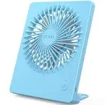 Zuvas Desk Fan Battery Operated Fan Rechargeable 180°Tilt Folding Personal Fan U