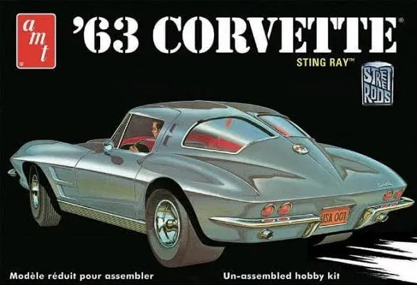 AMT '63 Chevy Corvette Model Kit