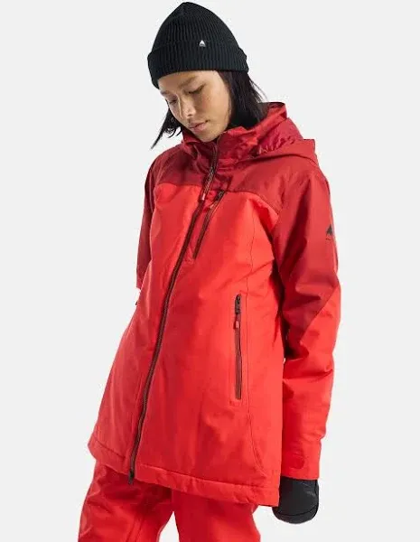 Burton Women's Lelah 2L Jacket - True Black / Powder Blush