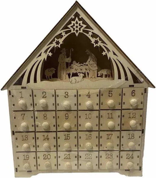 Clever Creations Nativity Scene Advent Calendar