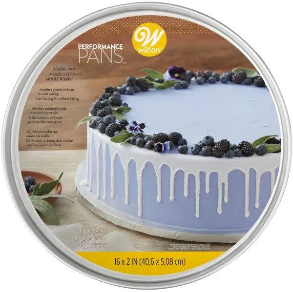 Wilton Performance Pans Aluminum Round Cake Pan, 6 x 2 in.