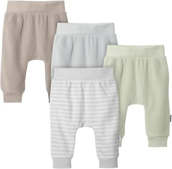 Gerber Baby 4-Pack Neutral Fleece Pants