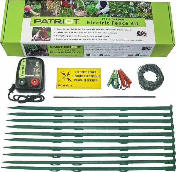 Patriot Pet & Garden Electric Fence Kit