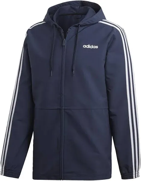 [DU0461] Mens Adidas Essentials 3-Stripes Woven Windbreaker