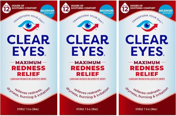 Clear Eyes Max Redness Relief - 1 Fl. Oz.