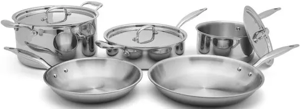 Hammer Steel Heritage Steel 8 Piece Core Cookware Set