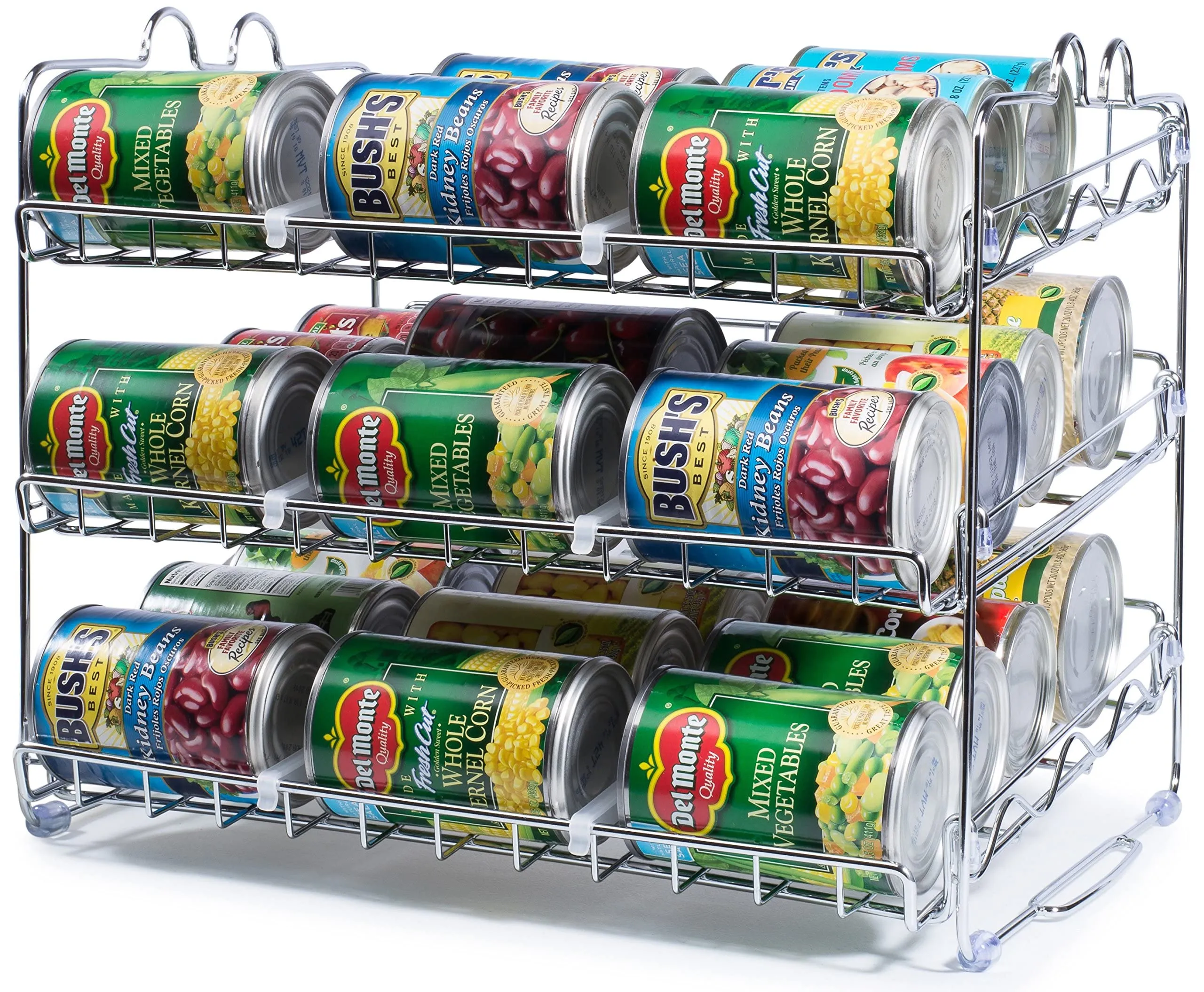 Chemar Stackable Can Rack Organizer