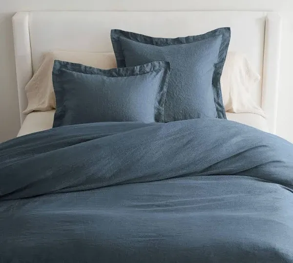 Pottery Barn Belgian Flax Linen Duvet Cover