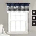 Lush Decor Night Sky Sequins Valance - Navy