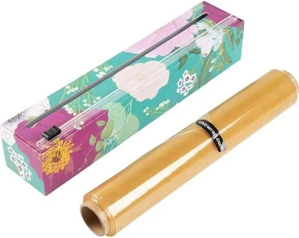 ChicWrap Plastic Wrap Dispenser - Spring Flowers