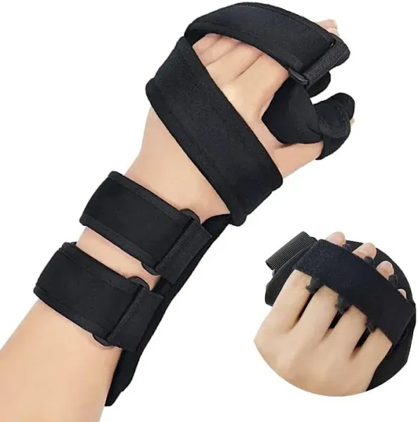 Soft Functional Resting Hand Splint  Flexion Contractures Stroke Hand 2385/R-S/M