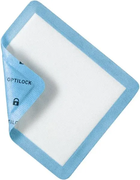 Medline OptiLock Nonadhesive Super Absorbent Wound Dressings, 8 x 12, in Educational Packaging 