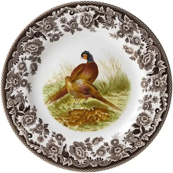 Spode Woodland Pheasant Dinner Plate