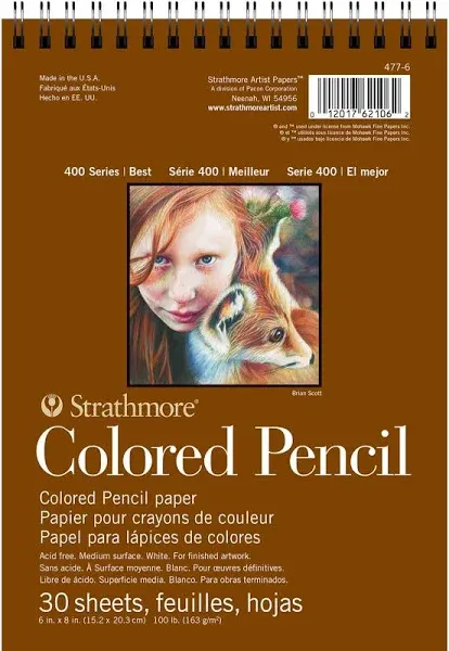 Strathmore® 400 Series Colored Pencil Paper Pad