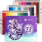 Artisto Premium Colored Pencils, Quality 3.8mm Soft Core Leads, Rich & Vibrant Colors, Blendable, Perfect for Beginner & Advanced Artists (72 Colors)