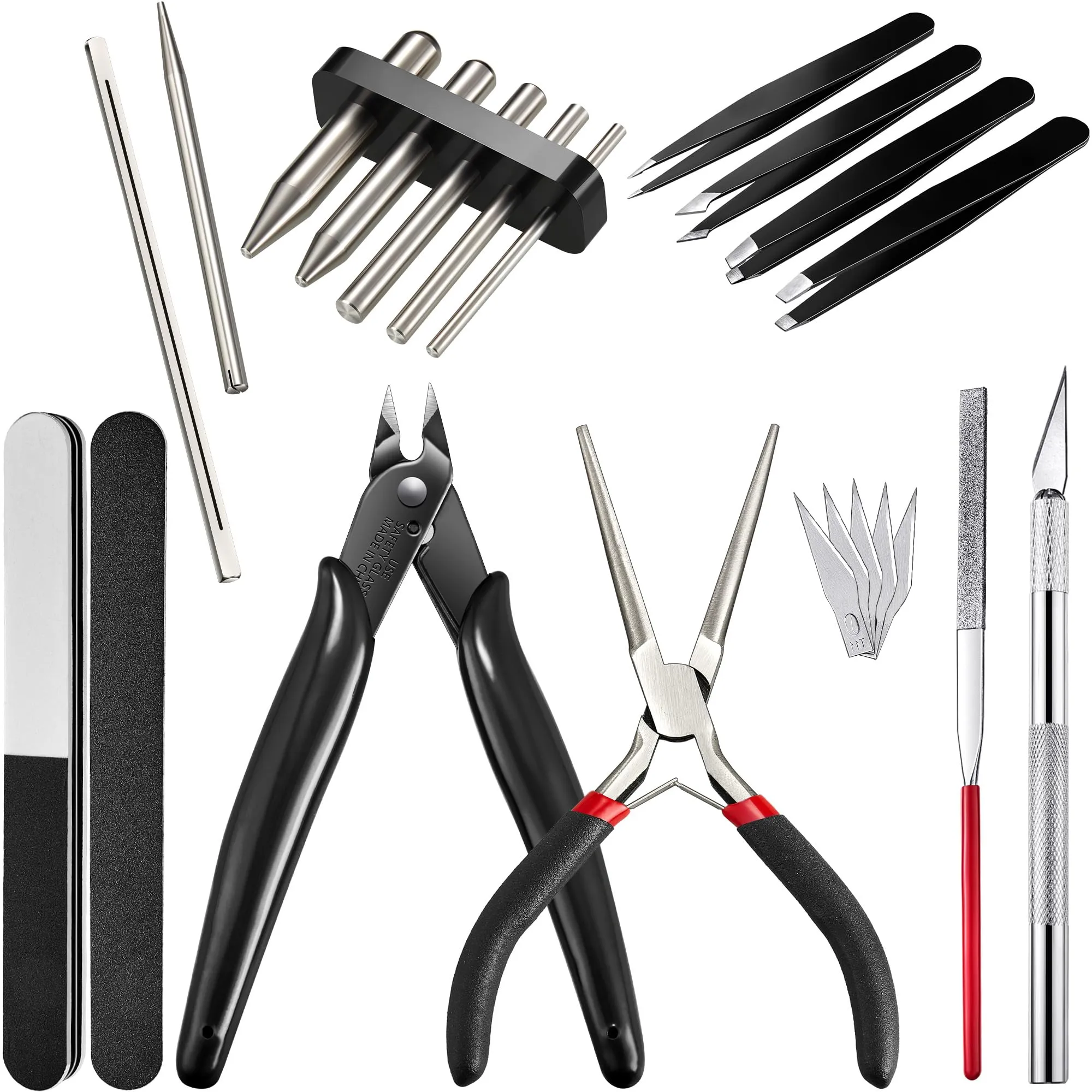 17 Pieces Metal Puzzle Tool Set