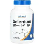 Nutricost Selenium 200mcg, 240 Vegetarian Capsules, Non-GMO, Gluten Free L-Selenomethionine