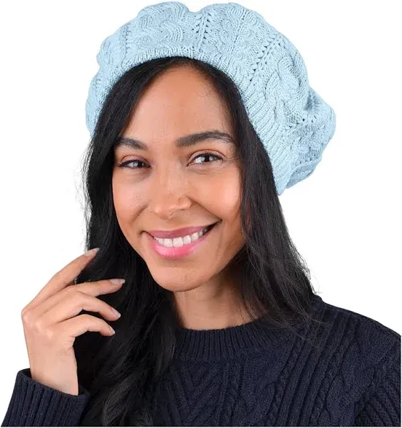 Nollia Soft Knit Solid Color Beanie, Chic, and Lightweight Crochet Knitted Style Beanie Hat for Women