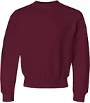 Jerzees 562B Youth NuBlend Fleece Crew - Maroon - M