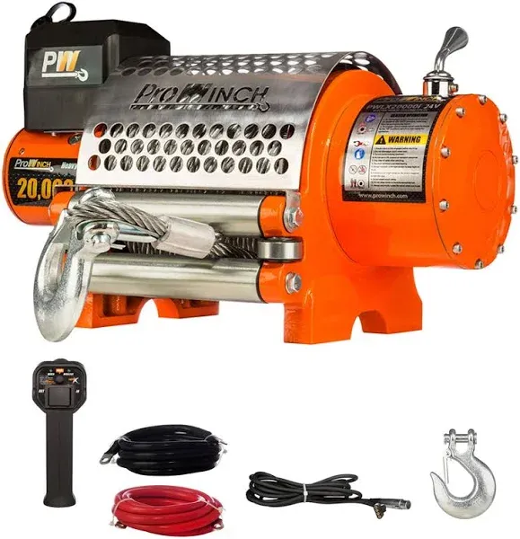 Prowinch 20000 lbs Electric Waterproof Winch Wire Rope 12V Wireless