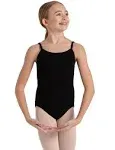 Capezio Black Camisole Leotard with Adjustable Straps - Girls Large