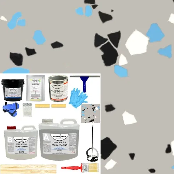 ArmorPoxy ArmorClad 2-Layer Epoxy Floor Kit