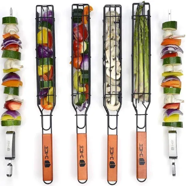 D-ICE Kebab Grilling Basket & Grilling Skewers