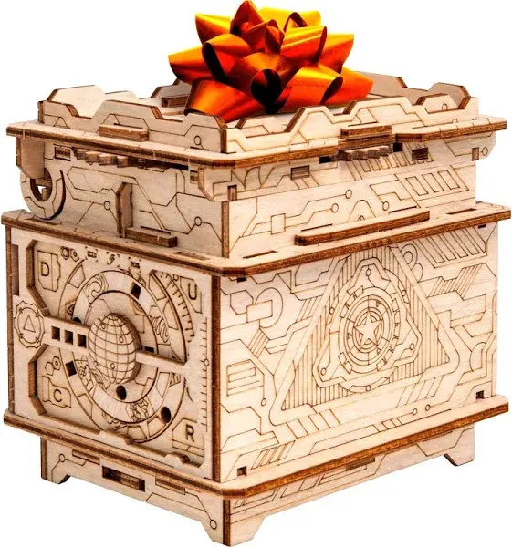 ESC WELT Orbital Box - Creative Gift Box for Money, Vouchers, Gift Cards - Bridesmaid Proposal Gift Box for Jewellery - 3D Puzzles for Adults for Presents with Lids - Unique Puzzle Gift Box